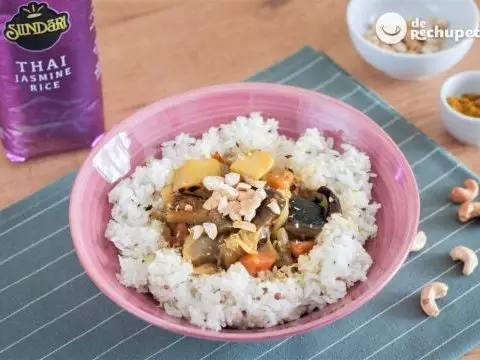 Gemüsecurry mit Reis