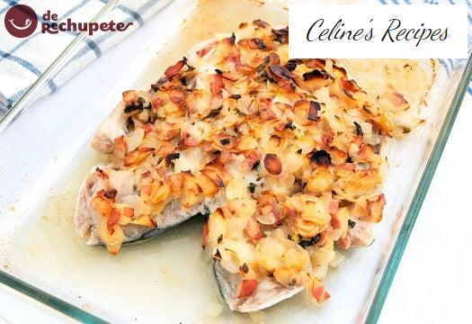 Gebackene Seebrasse mit Mandeln