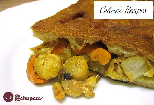 Galizisch Zamburiñas empanada