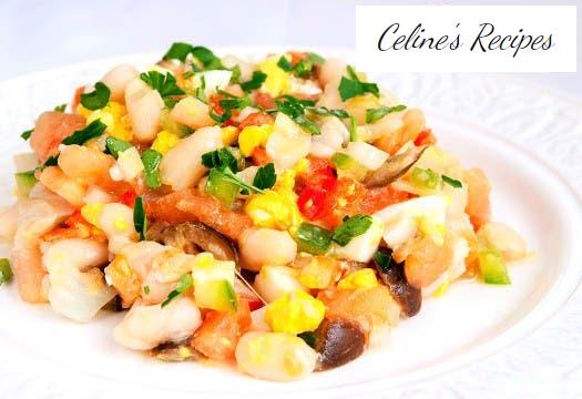 Empedrat. Weißbohnensalat