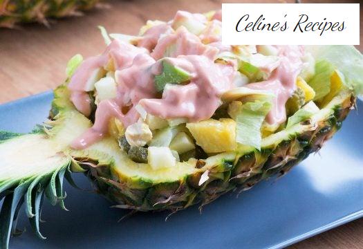 Hähnchen-Ananas-Salat