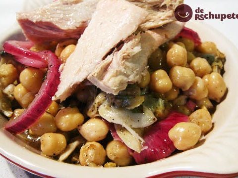 Kichererbsen-Thunfisch-Bauch-Salat von Bonito del Norte