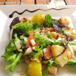 Warmer Pilz-Ziegenkäse-Salat