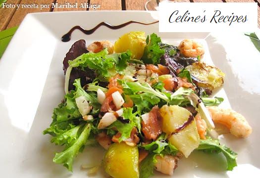 Meeresfrüchtesalat oder Salade Marinière