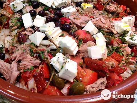 Tomatensalat mit Bonito aus dem Norden