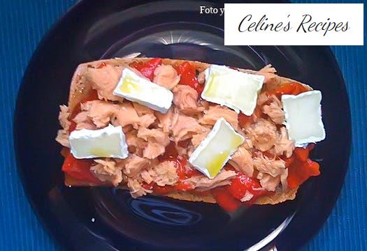 Pfeffer-Thunfisch-Salat (Salat + Sandwich)