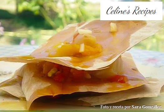 Knuspriger Brik-Nudelsalat mit geröstetem Gemüse