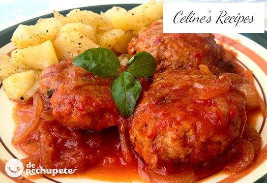 Russisches Filet mit Tomate und Basilikum