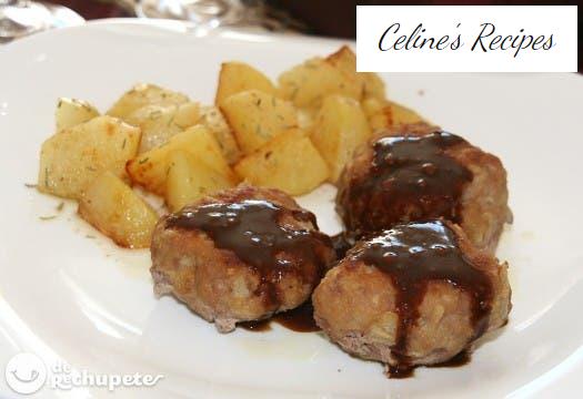 Frikadelas oder Frikadellen. Dänische Burger