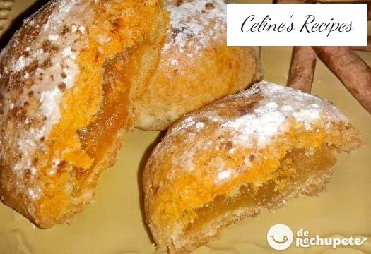 Mit Apfel gefüllte Kekse. Milopitakia