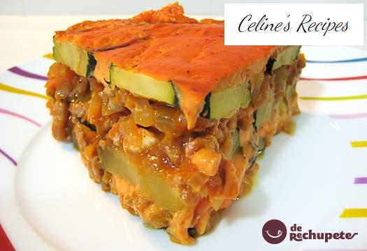 Hausgemachte Zucchinilasagne