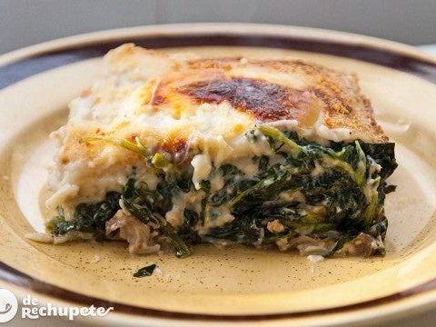 Hühnchen-Spinat-Lasagne