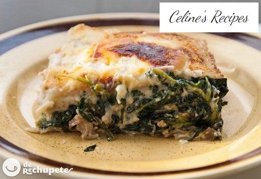 Hühnchen-Spinat-Lasagne