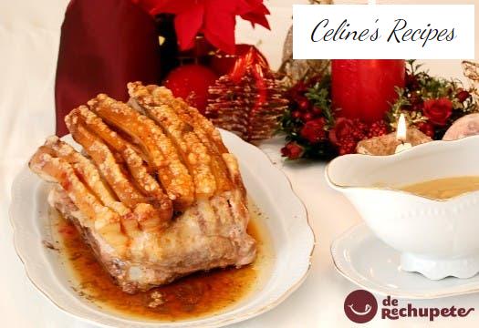 Schweinebraten mit Apfelmus