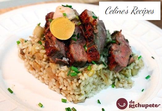 Gegrillte Entenbrust