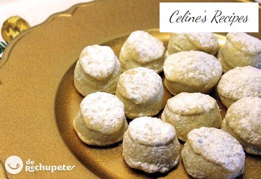 Weiße Mantecados. Traditionelles Rezept