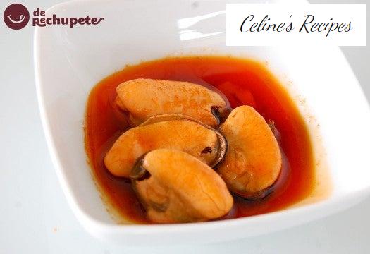 Hausgemachte eingelegte Muscheln