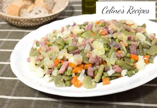 Gemüseeintopf mit Schinken