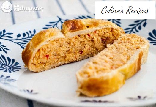 Hake Musselin in Blätterteig