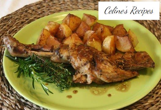 Gebratene Lammschulter mit feinen Kräutern