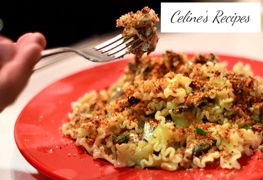 Pasta mit Sardinen. Sizilianisches Rezept