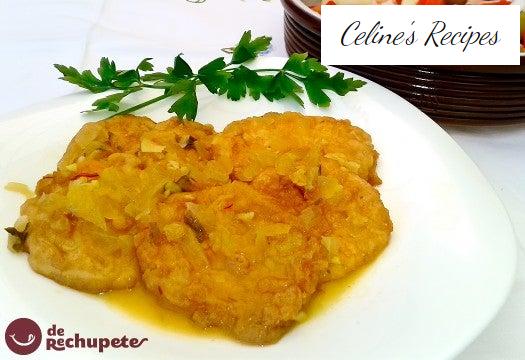 Kartoffeln zur Bedeutung mit Mandelsauce