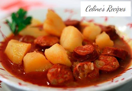 Kartoffeln Riojana Stil