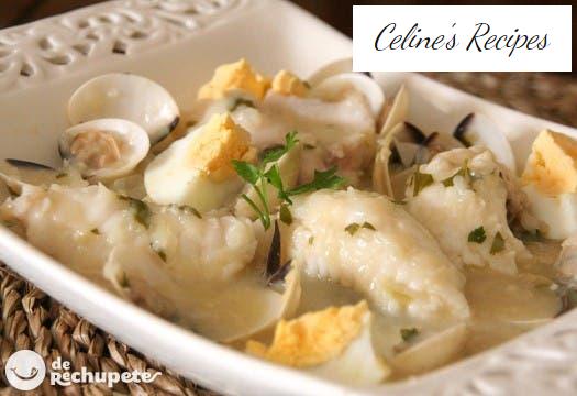 Seeteufel in grüner Sauce