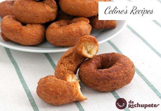 Hausgemachte Sahne Donuts