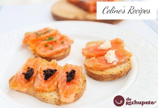 Marinierter Lachs. Gravlax-Rezept