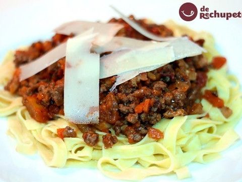 Bolognese-Sauce. Italienisches Rezept
