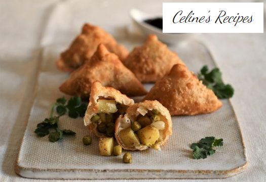 Kartoffel-Samosas. Hindu-Knödel