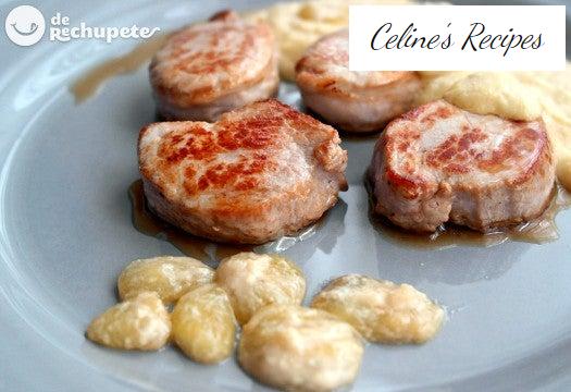 Schweinefilet mit Traubensauce