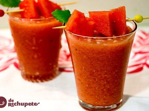 Wassermelonensorbet und Jasmintee