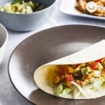 Garnelen-Tacos mit Avocadosauce