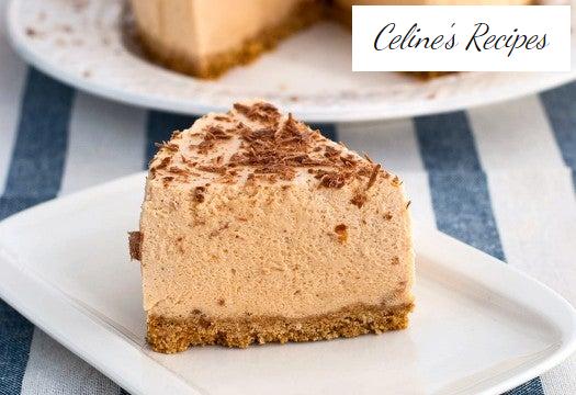 Nougat-Mousse-Kuchen. Weihnachtsdessert