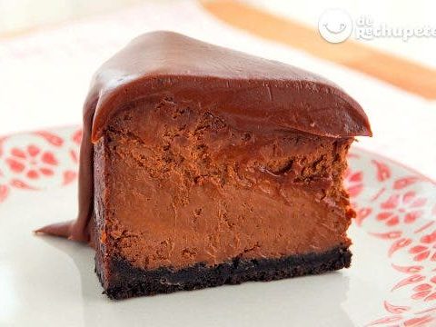 Käsekuchen oder Käsekuchen mit Schokolade
