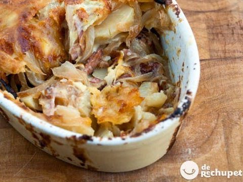 Tartiflette oder Pommes mit Käse