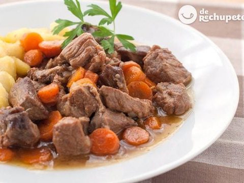 Fleisch-Eintopf. Geschmortes Rindfleisch