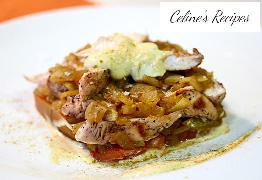 Hühnercurry und Senf