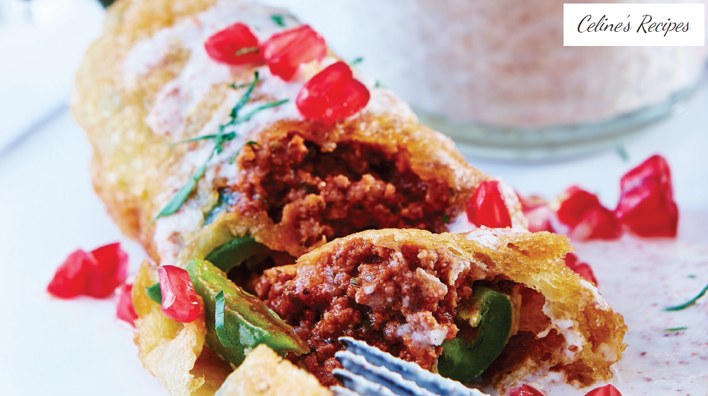 JALAPEÑOS MIT NOGADA GEFÜLLT MIT HACKFLEISCH-PICADILLO - Celines Rezepte JALAPEÑOS MIT NOGADA GEFÜLLT MIT HACKFLEISCH-PICADILLO - Celines Rezepte