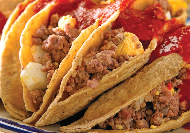 Marinierter Rinderhackfleischpenis