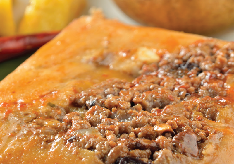 Leckeres süßes Hackfleisch Tamale