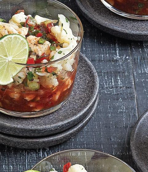vegetarisches Blumenkohl-Ceviche
