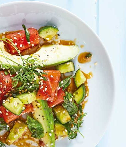 Avocadosalat mit Thunfisch